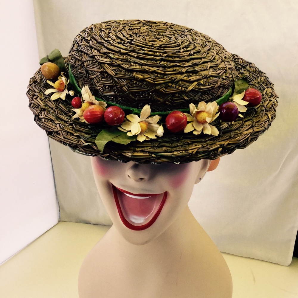 Noted Vintage Brand, Valerie Modes' 40s Wicker-Cherry Band. You will tur…